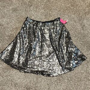 Small Gold Sequin Women's Skirt